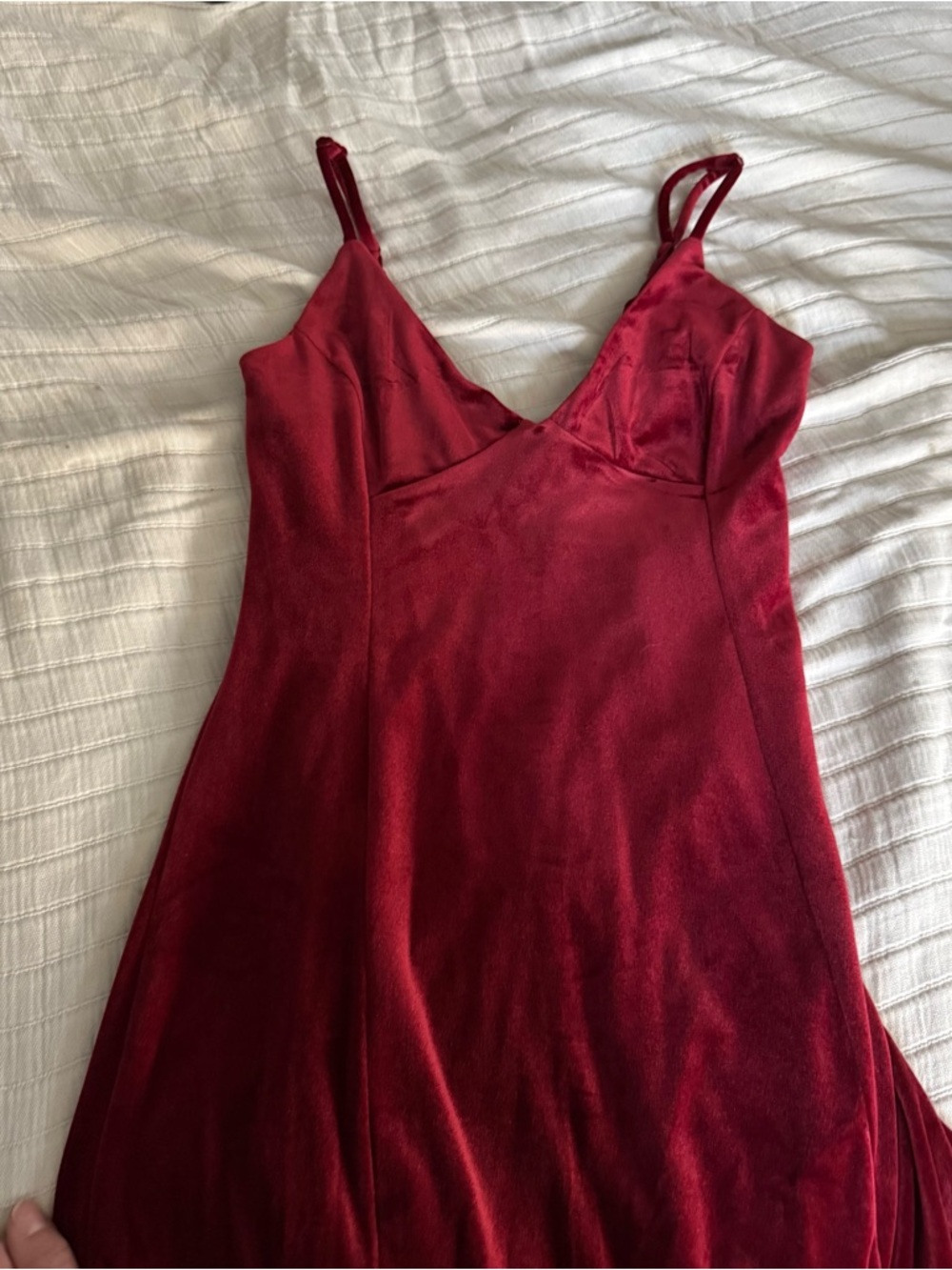 Lulu's Burgundy Red Slip Dress